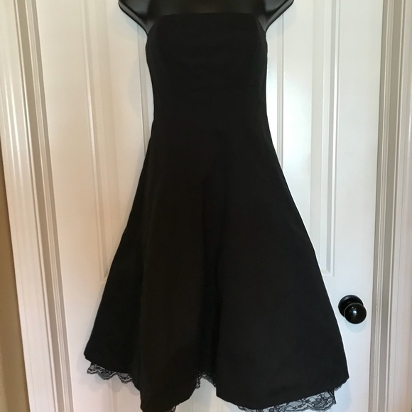 Express Dresses & Skirts - Express Elegant Black Strapless Dress